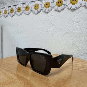 Prada Dark Gray Square Sunglasses